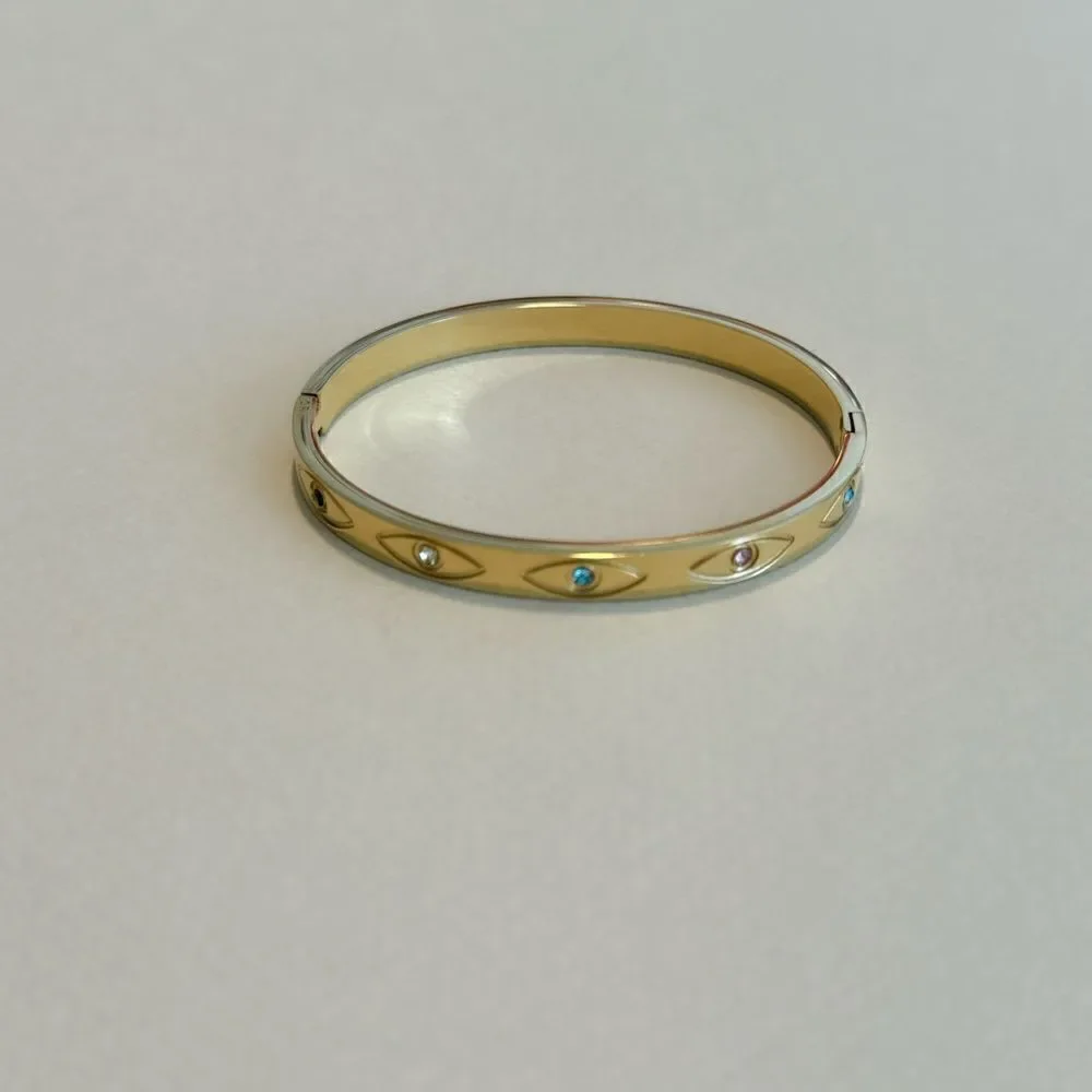 Boho evil eye bangle M814